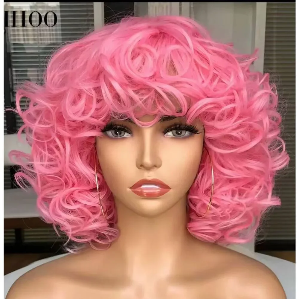 NWOT Curly Pink Marilyn Wig